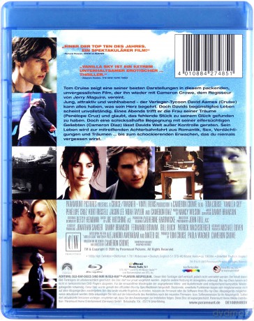 Vanilla Sky [Blu-Ray]