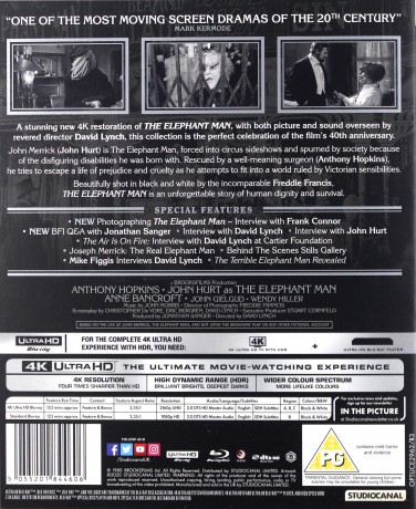 The Elephant Man (Człowiek słoń) [Blu-Ray 4K]+[Blu-Ray]
