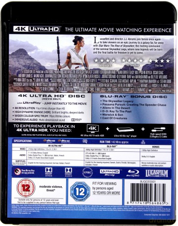 Star Wars: Episode IX - The Rise of Skywalker (Gwiezdne Wojny: Skywalker. Odrodzenie) [Blu-Ray 4K]+[Blu-Ray]