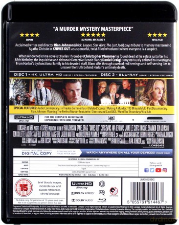 Knives Out (Na noże) [Blu-Ray 4K]+[Blu-Ray]