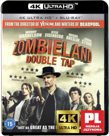 Zombieland: Kulki w łeb [Blu-Ray 4K]+[Blu-Ray]