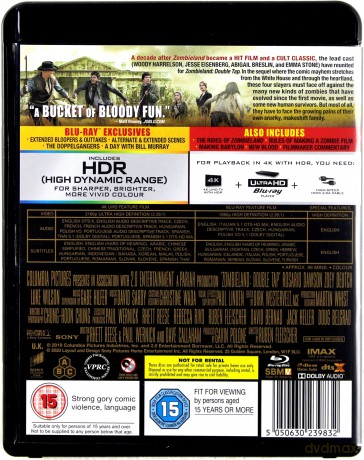 Zombieland: Kulki w łeb [Blu-Ray 4K]+[Blu-Ray]