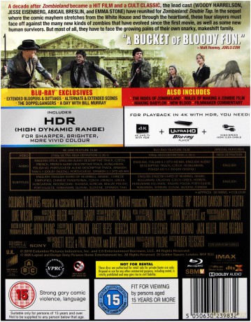 Zombieland: Kulki w łeb [Blu-Ray 4K]+[Blu-Ray]