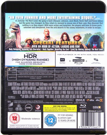 Jumanji: The Next Level (Następny poziom) [Blu-Ray 4K]+[Blu-Ray]