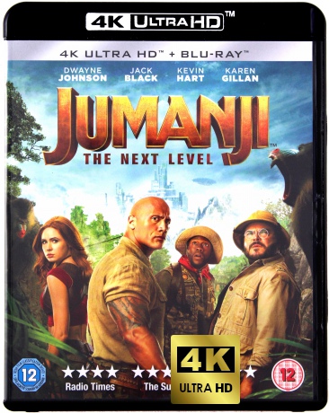 Jumanji: The Next Level (Następny poziom) [Blu-Ray 4K]+[Blu-Ray]