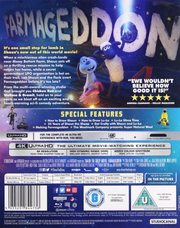 A Shaun the Sheep Movie: Farmageddon (Baranek Shaun Film. Farmageddon) [Blu-Ray 4K]+[Blu-Ray]
