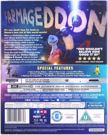 A Shaun the Sheep Movie: Farmageddon (Baranek Shaun Film. Farmageddon) [Blu-Ray 4K]+[Blu-Ray]