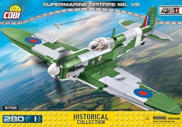 Supermarine Spitfire Mk. VB - myśliwiec brytyjski [KLOCKI]