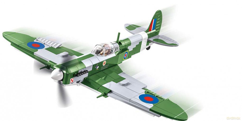 Supermarine Spitfire Mk. VB - myśliwiec brytyjski [KLOCKI]