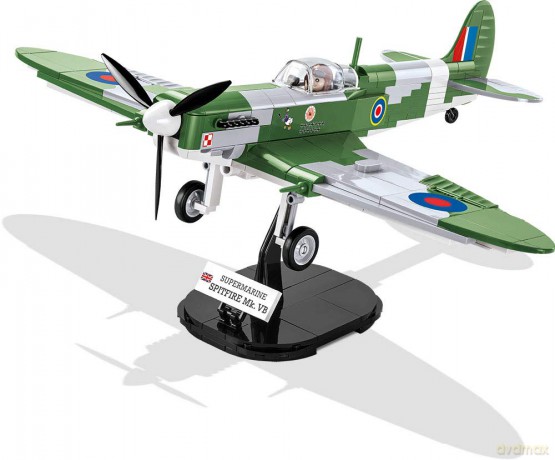 Supermarine Spitfire Mk. VB - myśliwiec brytyjski [KLOCKI]