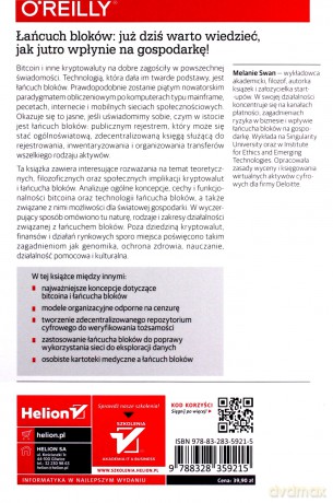 Blockchain. Fundament nowej gospodarki - Melanie Swan [KSIĄŻKA]