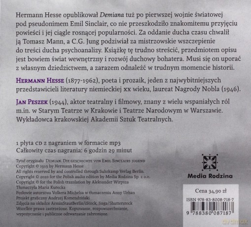Demian - Hermann Hesse [AUDIOBOOK]