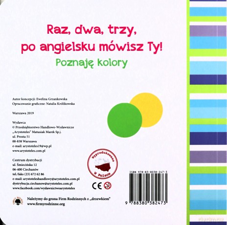 Idę do przedszkola kolory colors - Ewelina Grzankowska [KSIĄŻKA]