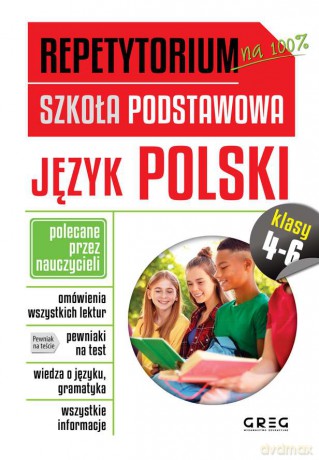 Język polski. Repetytorium szkoła podstawowa klasa 4-6 [KSIĄŻKA]