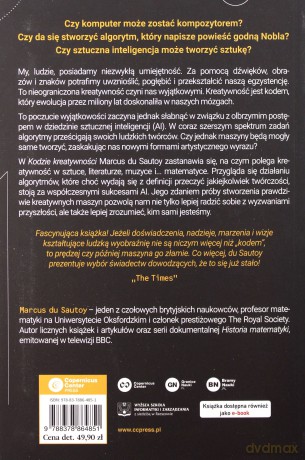 Kod kreatywności. Sztuka i innowacja w epoce sztucznej inteligencji - Marcus Du Sautoy [KSIĄŻKA]