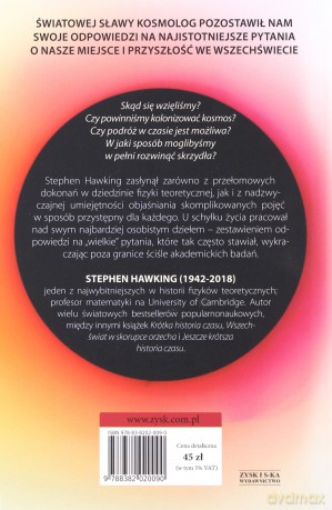 Krótkie odpowiedzi na wielkie pytania - Stephen Hawking [KSIĄŻKA]