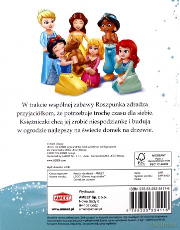 Lego Disney Princess Domek na drzewie [KSIĄŻKA]