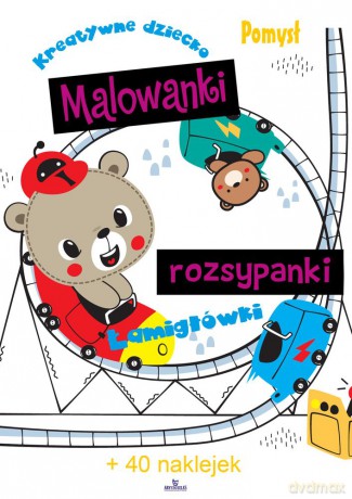 Malowanki rozsypanki kreatywne dziecko - Ewelina Grzankowska [KSIĄŻKA]