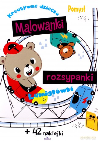 Malowanki rozsypanki kreatywne dziecko - Ewelina Grzankowska [KSIĄŻKA]