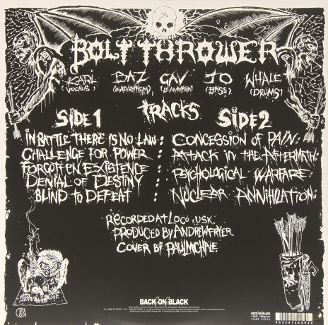 Bolt Thrower: In Battle There Is No Law [Winyl]