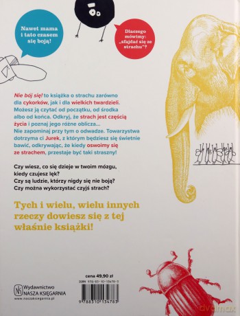Nie bój się. Wielka księga strachu nie tylko dla małych cykorków - Milada Rezková [KSIĄŻKA]