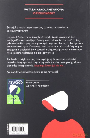 Opowieść podręcznej - Margaret Atwood [KSIĄŻKA]