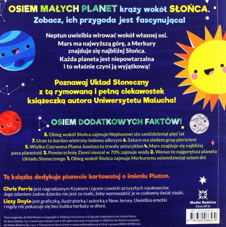 Osiem małych planet. Uniwersytet malucha - Chris Ferrie [KSIĄŻKA]
