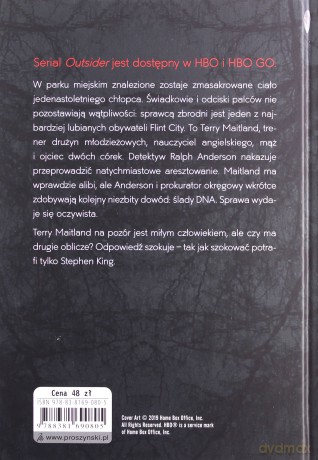 Outsider (okładka filmowa) - Stephen King [KSIĄŻKA]