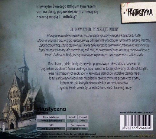 Przeklęte krainy. Ja inkwizytor - Jacek Piekara [AUDIOBOOK]
