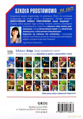 Repetytorium. Szkoła podstawowa Język angielski - Monika Kociołek, Anna Witkowska, Paulina Mełgieś-Szostak [KSIĄŻKA]