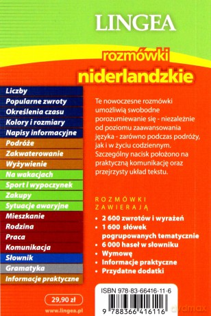 Rozmówki niderlandzkie ze słownikiem i gramatyką [KSIĄŻKA]