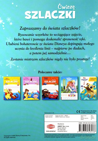 Szlaczki Kraina Lodu [KSIĄŻKA]
