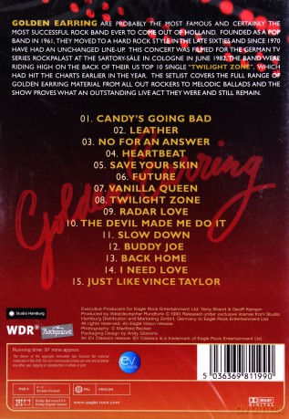 Golden Earring: Radar Love Rocpalast [DVD]