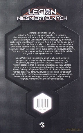 Świat stali. Legion nieśmiertelnych (Tom 1) - B. V. Larson [KSIĄŻKA]
