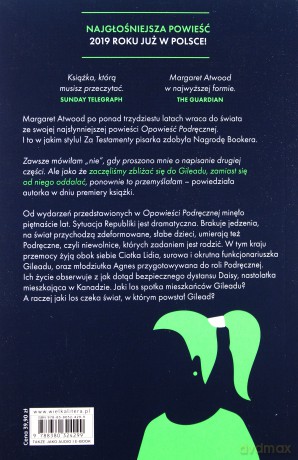 Testamenty - Margaret Atwood [KSIĄŻKA]
