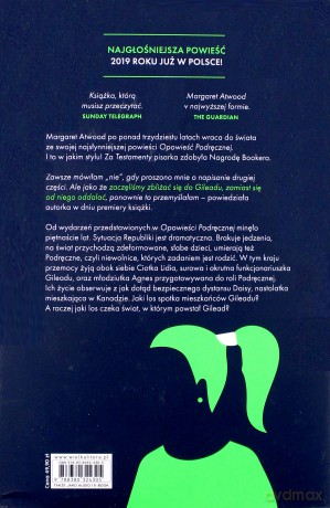 Testamenty - Margaret Atwood [KSIĄŻKA]