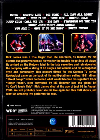 Rick James: Super Freak Live 1982 [DVD]