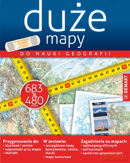 Zestaw map do nauki geografii [KSIĄŻKA]