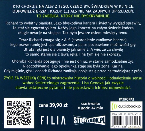 Życie za wszelką cenę - Lisa Genova [AUDIOBOOK]