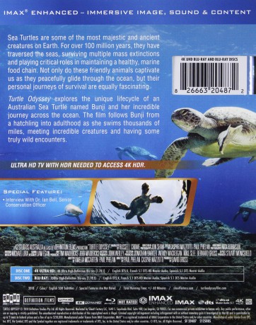 Turtle Odyssey [Blu-Ray 4K]+[Blu-Ray]