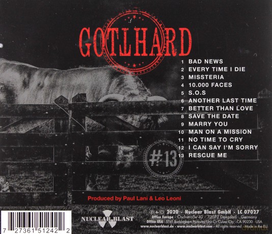 Gotthard: #13 [CD]
