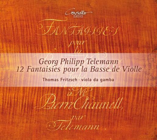 G.P. Telemann: 12 Fantasies For Bass Viol [CD]