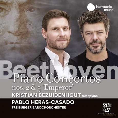 Beethoven: Piano Concertos 1 Bezuidenhout Freiburger Barockorchester Heras-Casado (digipack) [CD]