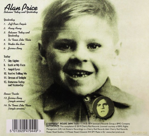 Alan Price: Between Today And Yesterday [CD]