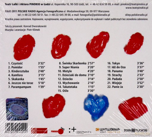 Teatr Lalki i Aktora PINOKIO: Piosenki do grania na nosie (digipack) [CD]