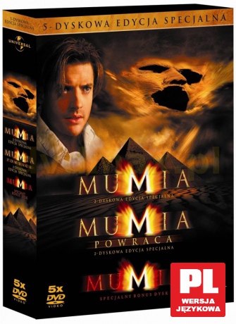 Mumia + Mumia powraca edycja specjalna [5DVD]