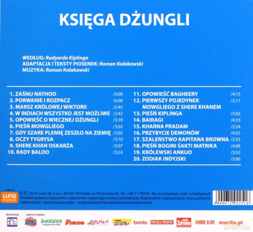 Księga dżungli [CD]