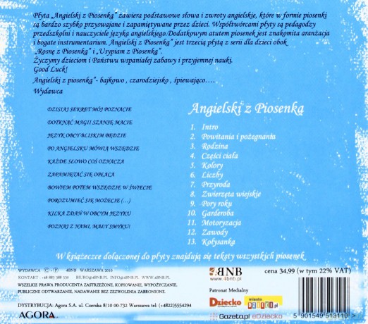 Angielski Z Piosenką [CD]