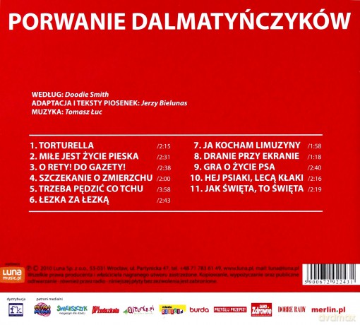 Porwanie dalmatyńczyków [CD]