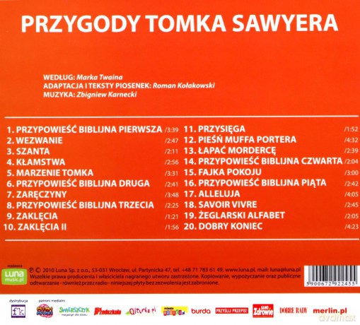 Przygody Tomka Sawyera (digipack) [CD]